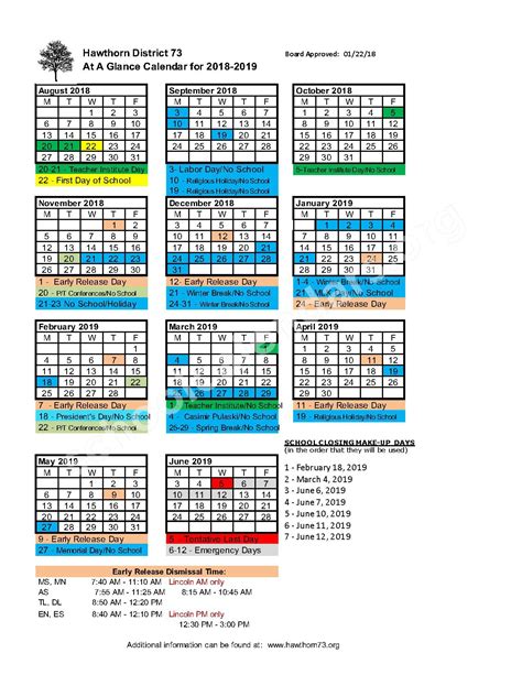 Hawthorn 73 Calendar
